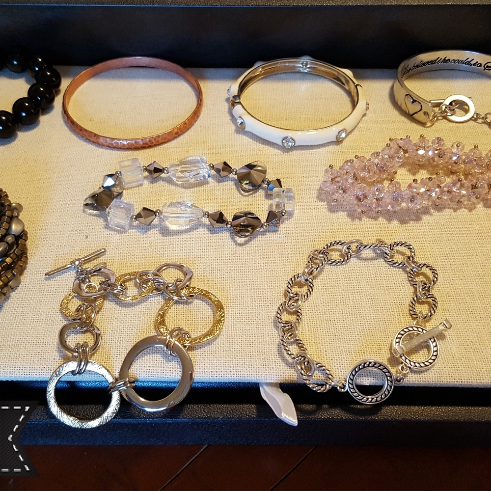 Premier Designs Jewelry Lot of 10 Bracelets